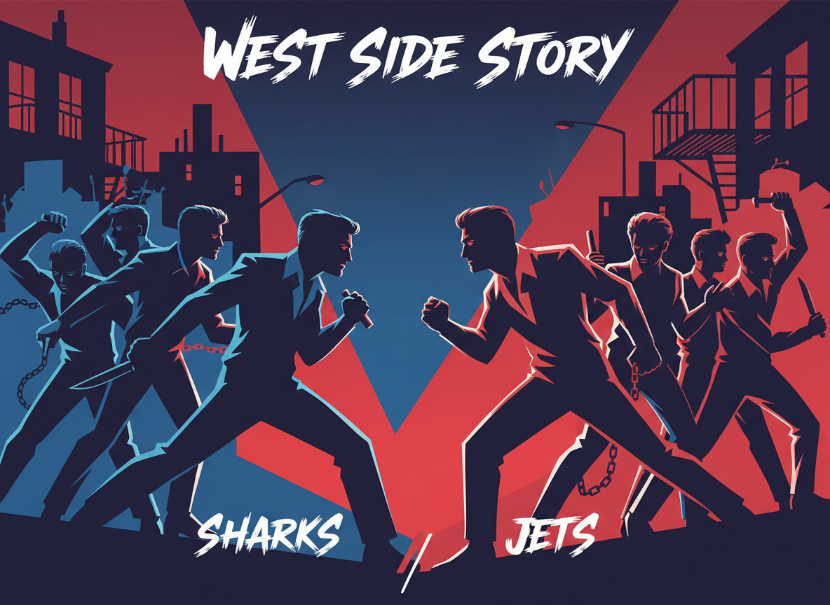 Sharks vs Jets - West Side Story